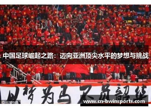 中国足球崛起之路:迈向亚洲顶尖水平的梦想与挑战 中国足球崛起之路:迈向亚洲顶尖水平的梦想与挑战